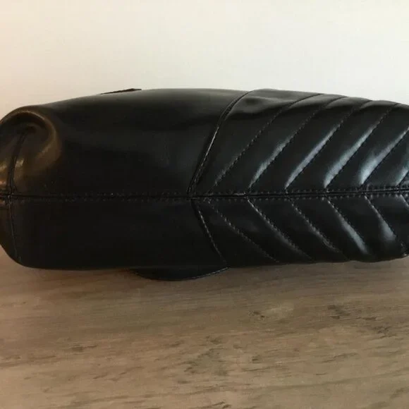 Etro Black Leather Shoulder Bag - Picture 11 of 12